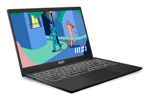 MSI Modern 15 B12M-486CA, Intel® Core™ i7, 39,6 cm (15.6"), 1920 x 1080 pixels, 16 GB, 512 GB, Windows 11 Home